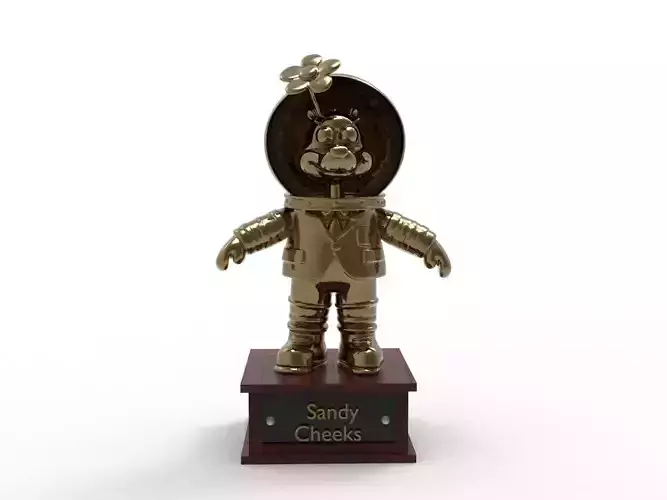 Sandy Cheeks Cartoon Figure