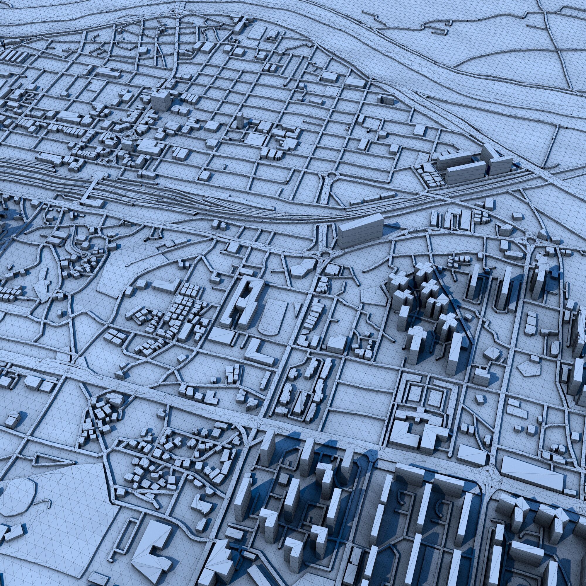 Sejong-si City South Korea 3D print model_6