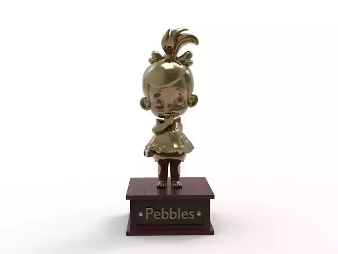 Pebbles Cartoon Figure