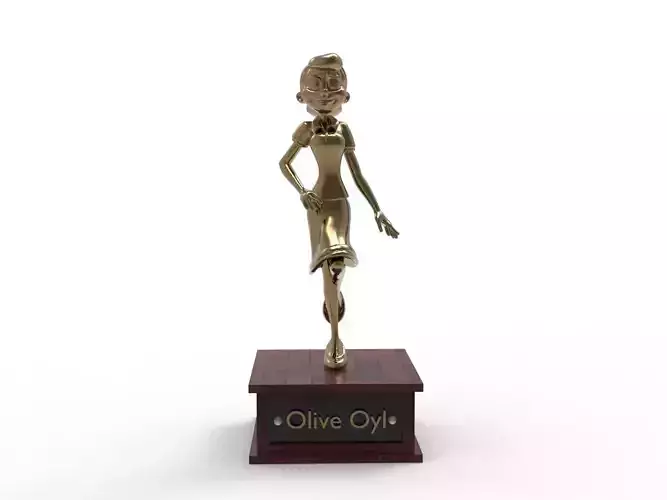 Olive Oyl Cartoon Figure