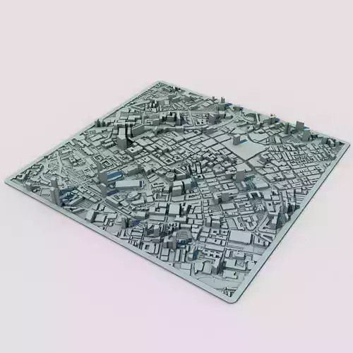 Manchester City England United Kingdom 3D print model