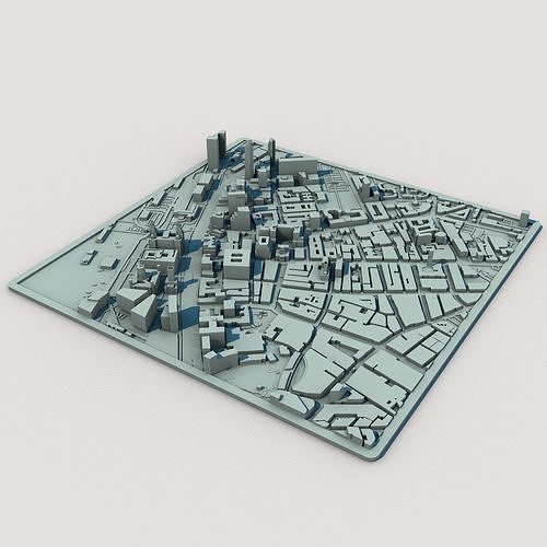Liverpool City England United Kingdom 3D print model