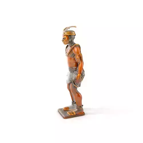 Ancient Tribal Warrior Model Pack Low-poly 3D model
