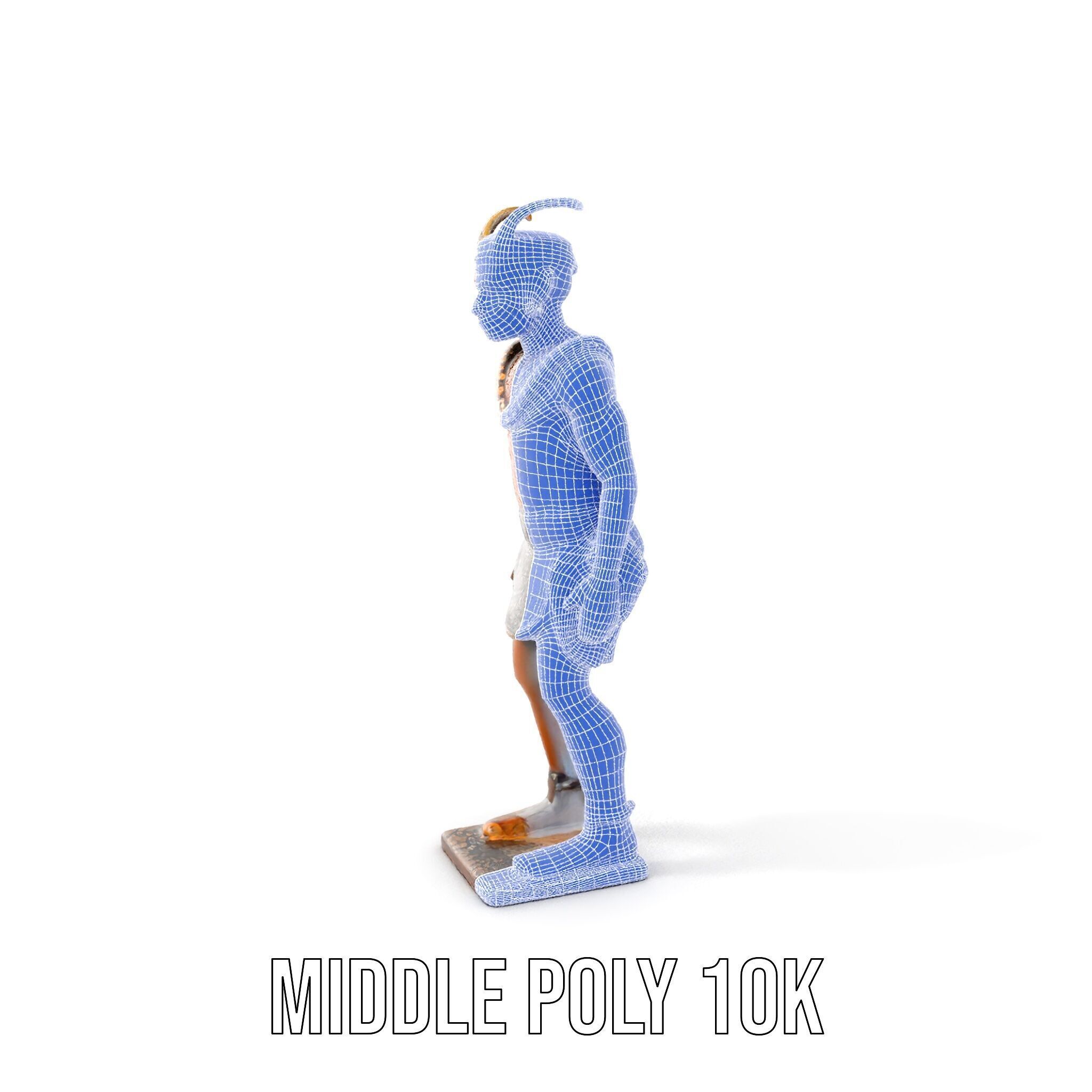 Ancient Tribal Warrior Model Pack Low-poly 3D model_20