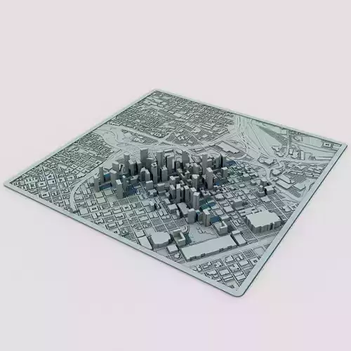 Houston Texas United States 3D print model