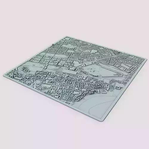 Edinburgh Scotland United Kingdom 3D print model