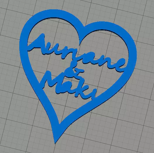 Love Auriane et maki Free 3D model_0