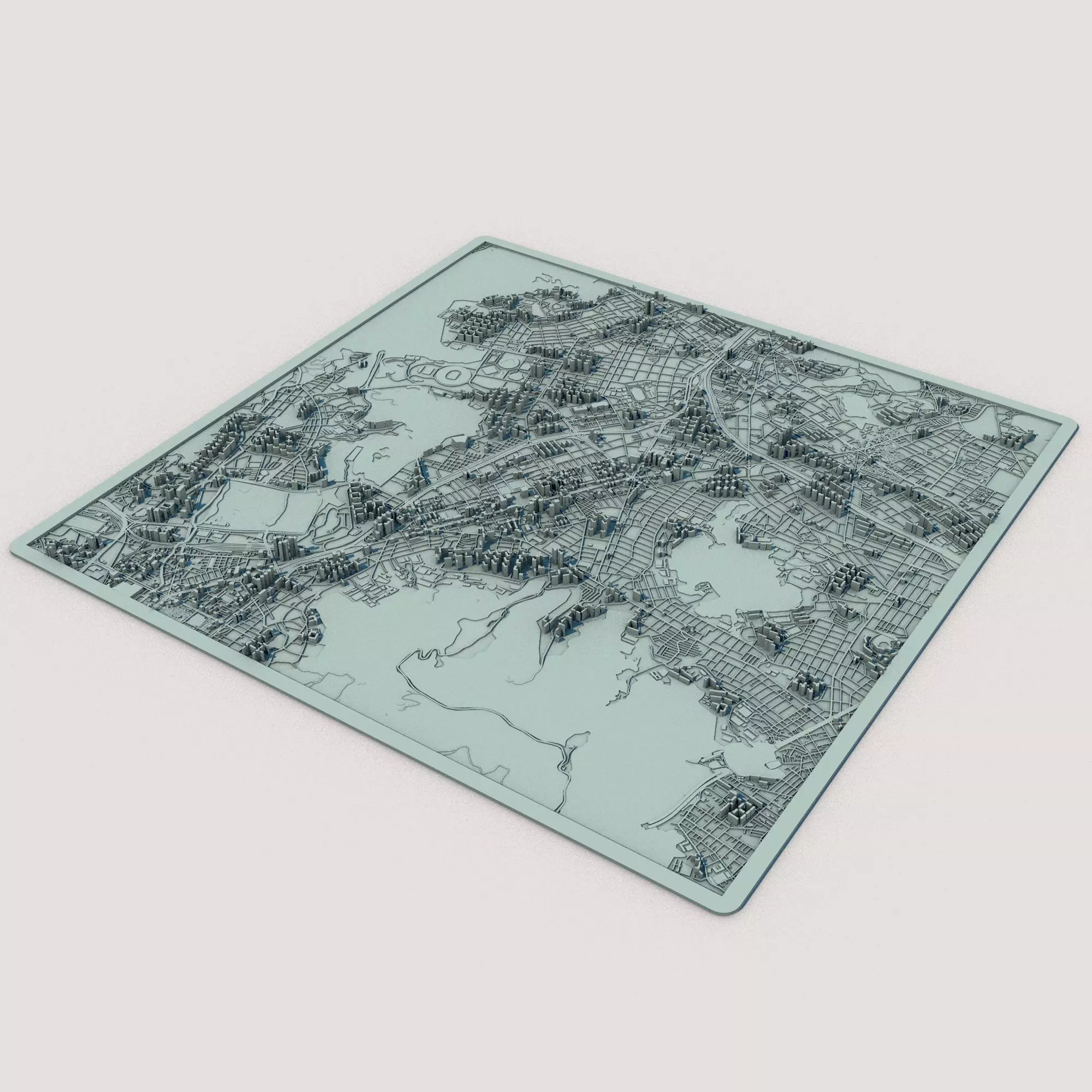 Busan City South Korea 3D print model_0