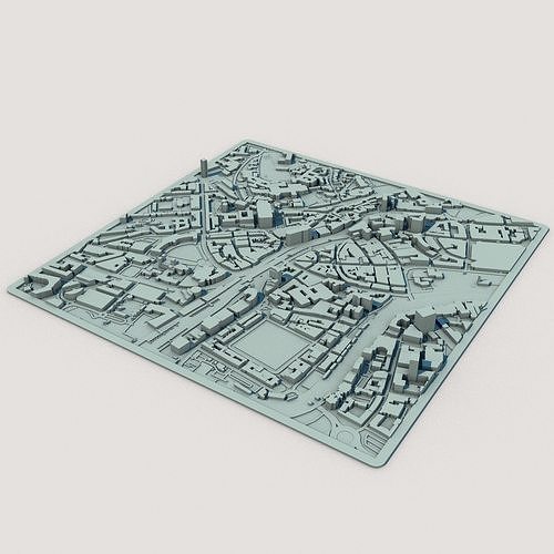Bristol City England United Kingdom 3D print model