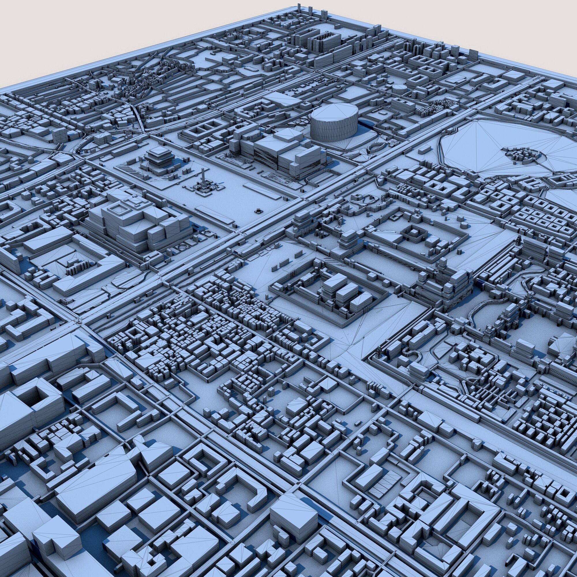 Beijing City China 3D print model_8