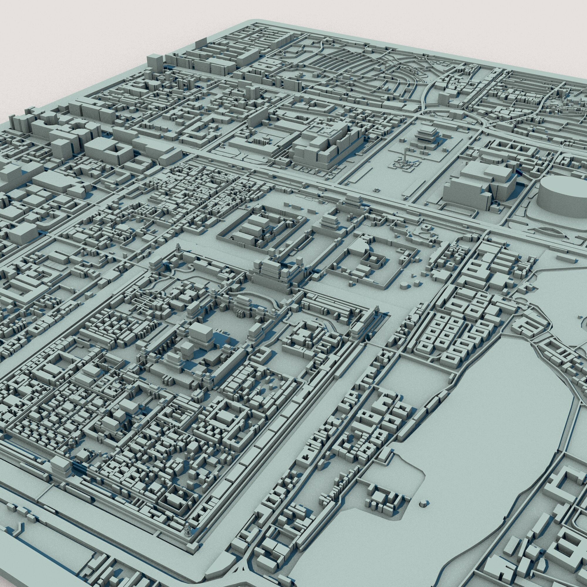 Beijing City China 3D print model_4