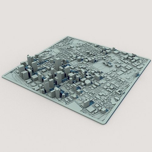 Austin City Texas United States 3D print model
