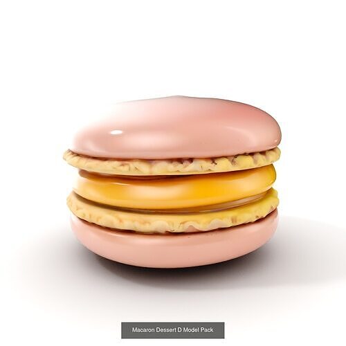 cartoon dessert collection 3D Model Pack 6