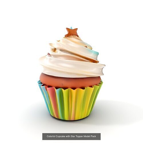 cartoon dessert collection 3D Model Pack 4