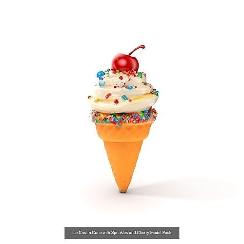 cartoon dessert collection 3D Model Pack 3