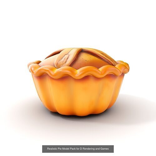 cartoon dessert collection 3D Model Pack 7