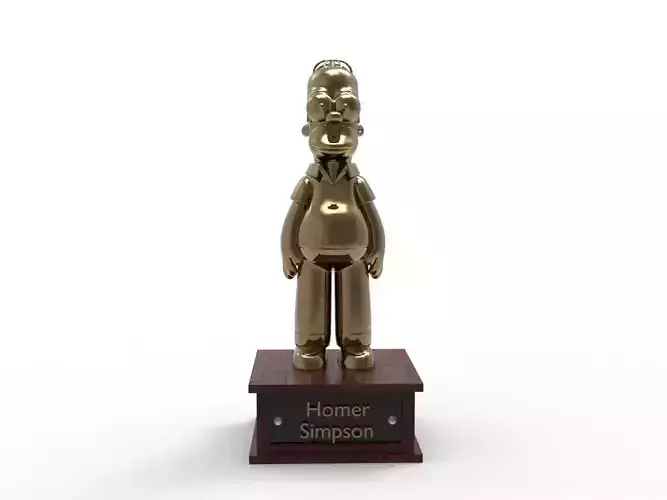 Homer Simpson Cartoon Figure