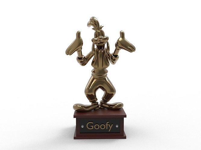 Goofy Cartoon Figure Low-poly 3D model