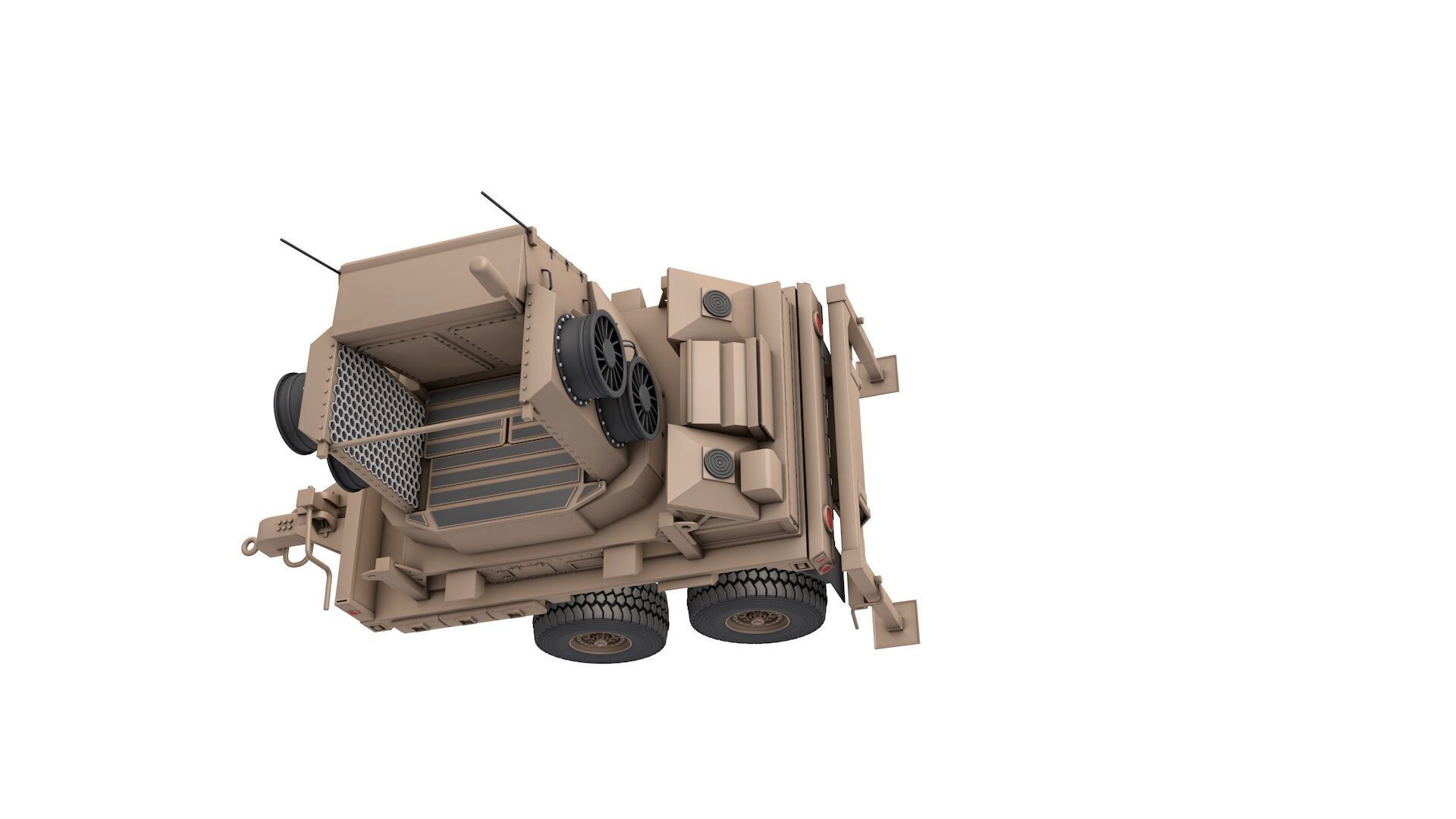 Sentinel A4 Air Defense Radar 3D model_4