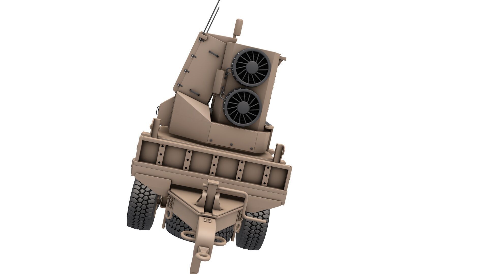 Sentinel A4 Air Defense Radar 3D model_1