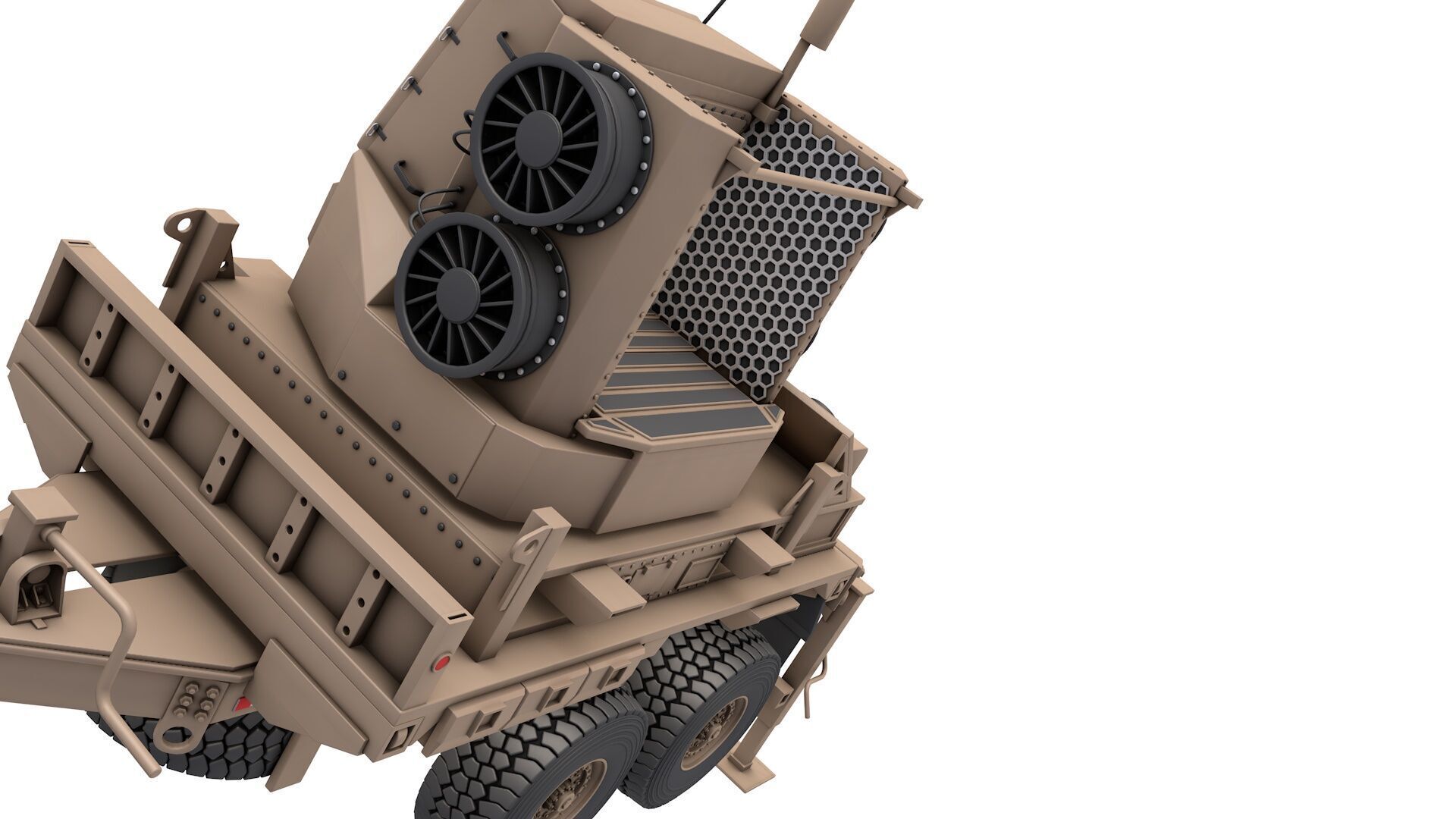 Sentinel A4 Air Defense Radar 3D model_2