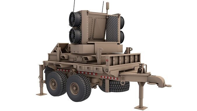 Sentinel A4 Air Defense Radar 3D model