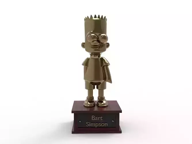 Bart Simpson Cartoon Figure