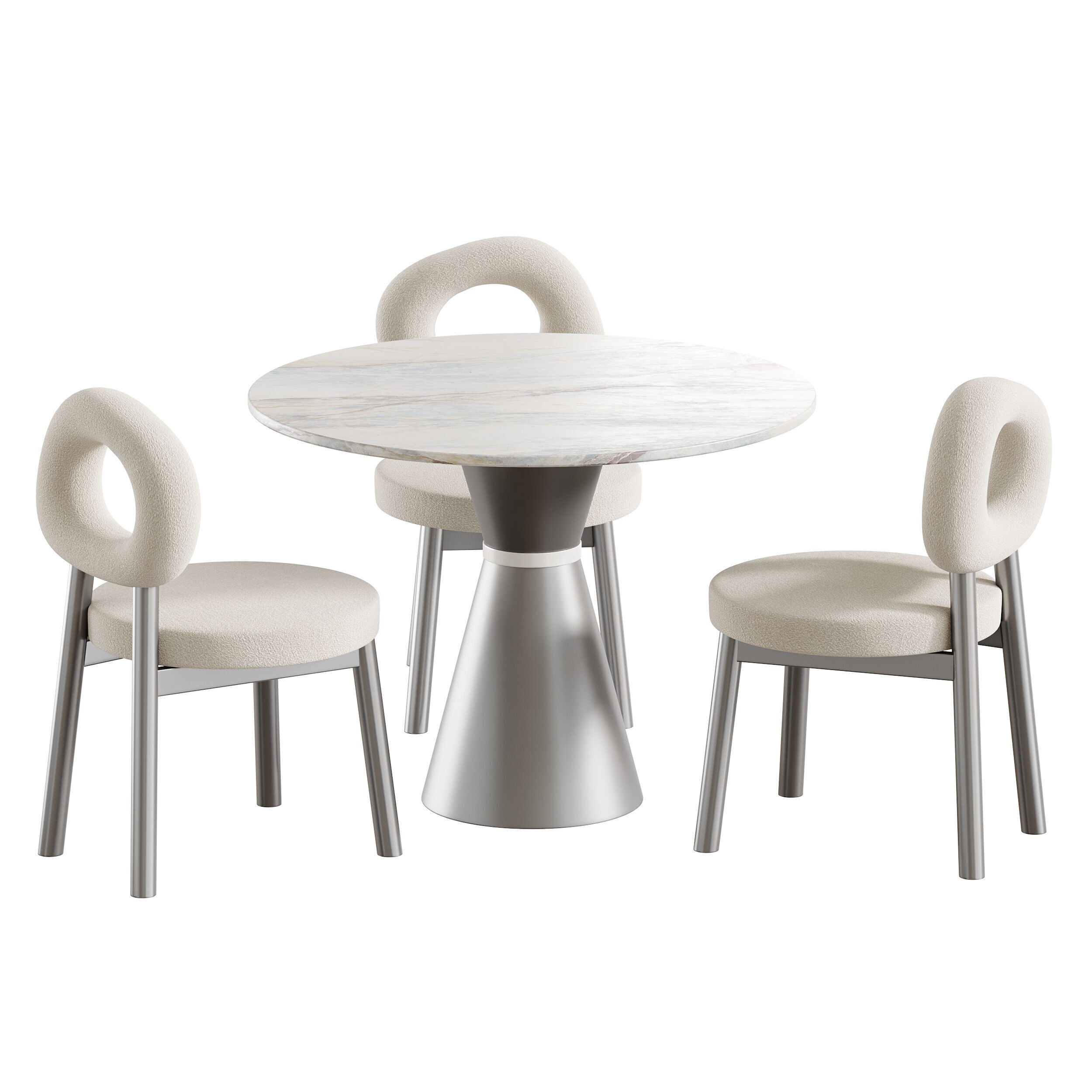 Dining table CAIRNS 3D model_2