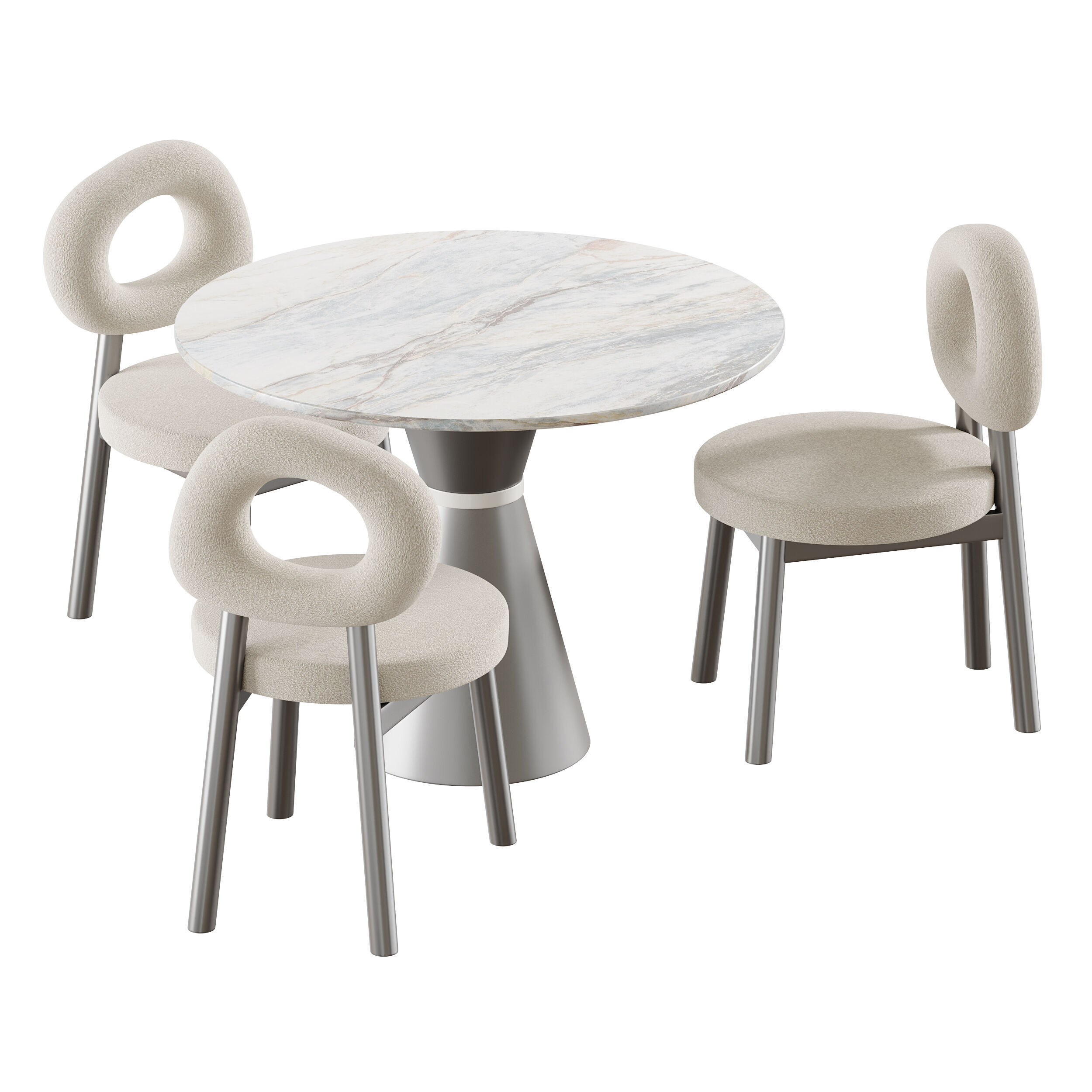 Dining table CAIRNS 3D model_3