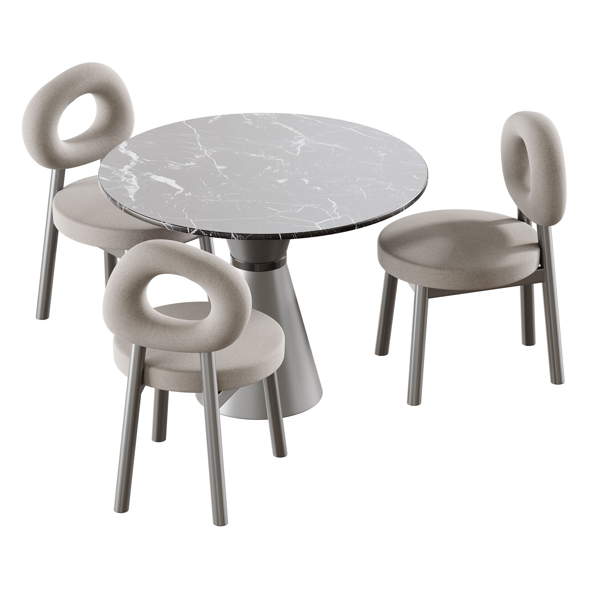 Dining table CAIRNS 3D model_5