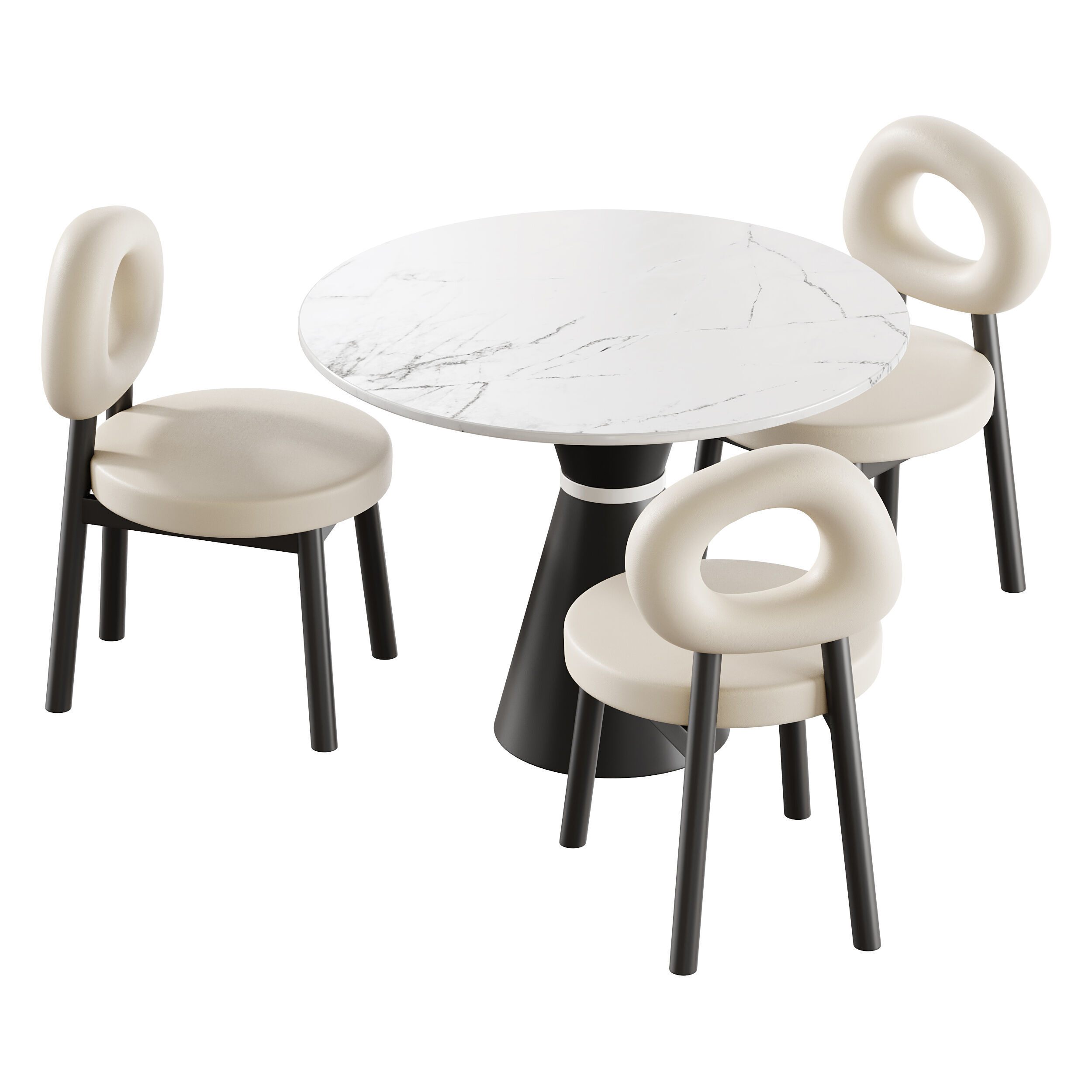 Dining table CAIRNS 3D model_8