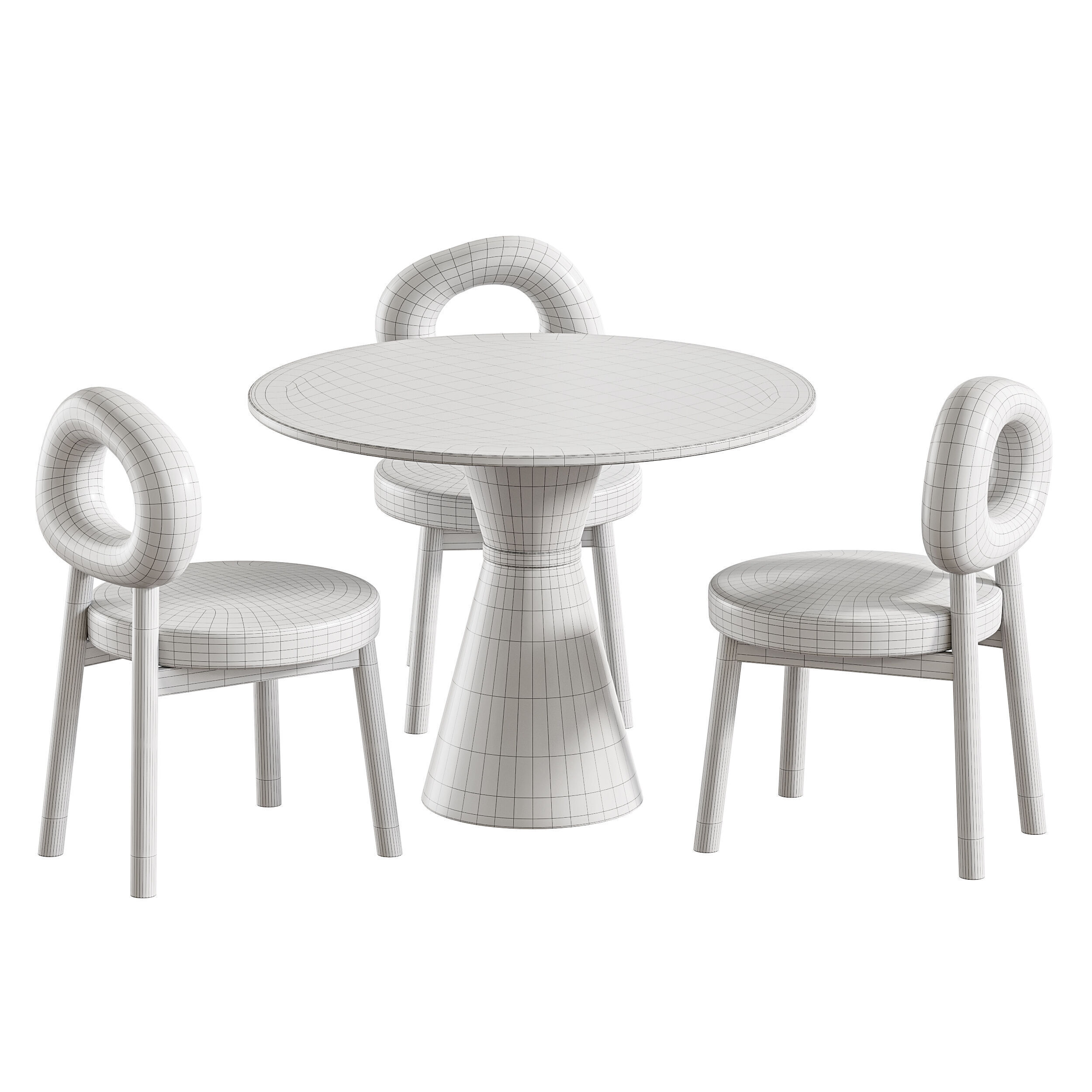 Dining table CAIRNS 3D model_13