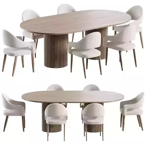Dining table EDINBURGH 3D model