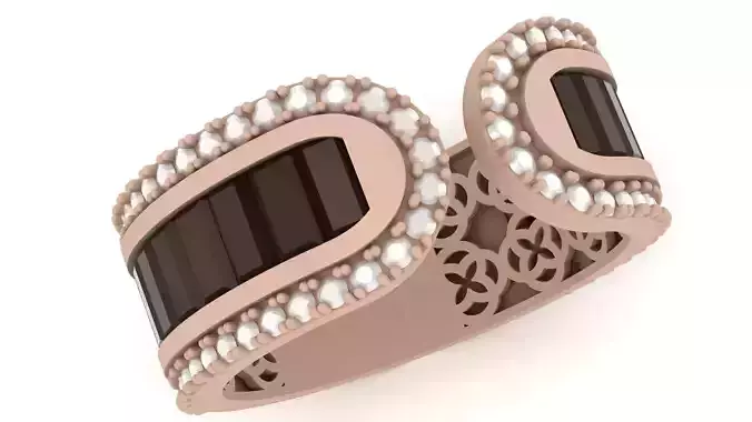 Ring 006 - 4 Size - 59 - 56 - 53 - 50 - Baguette