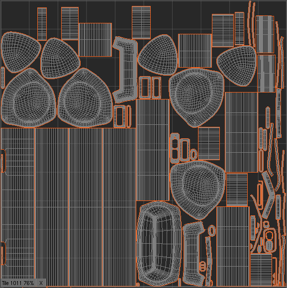 Travel Trolley  Black Plastic and Smooth Leather  PBR 3D Model Low-poly 3D model_12
