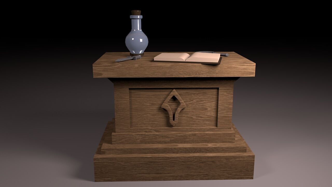 Pedestal magic 3D print model_2