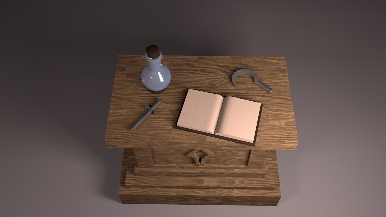 Pedestal magic 3D print model_1