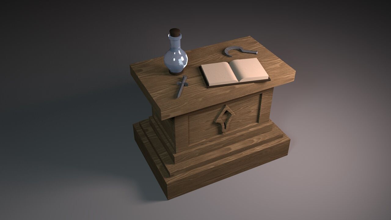 Pedestal magic 3D print model_8