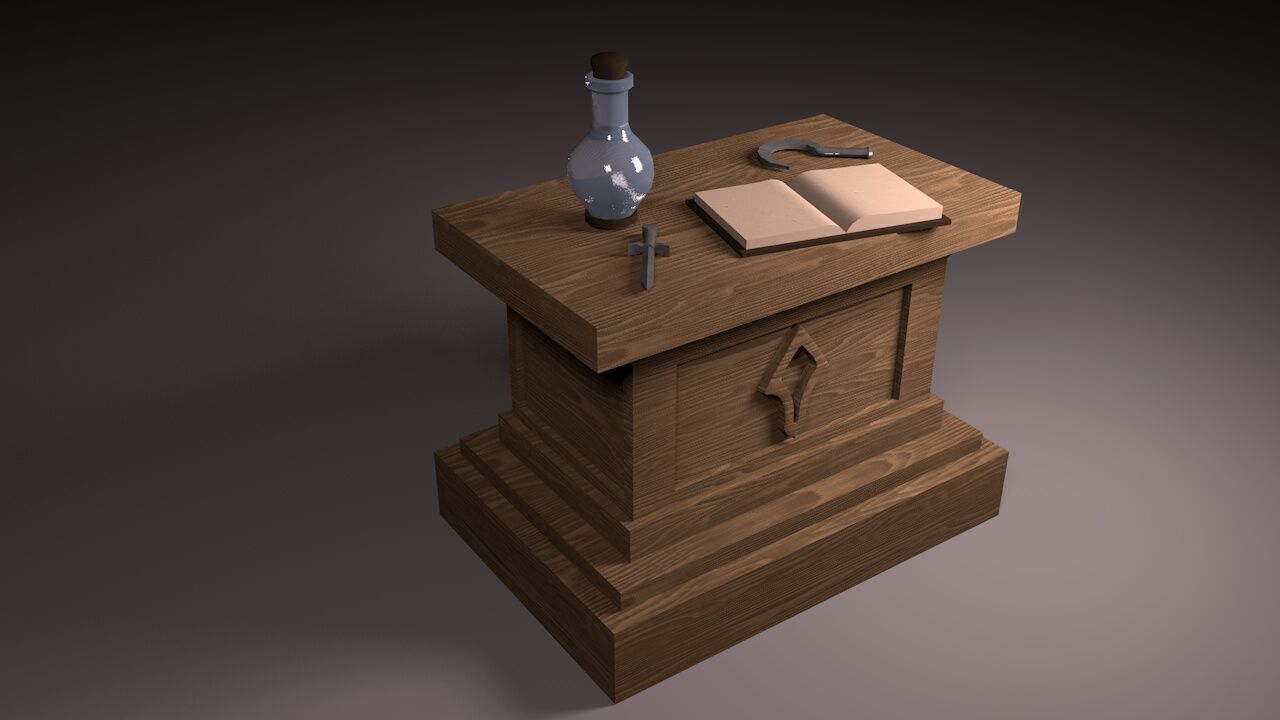 Pedestal magic 3D print model_4