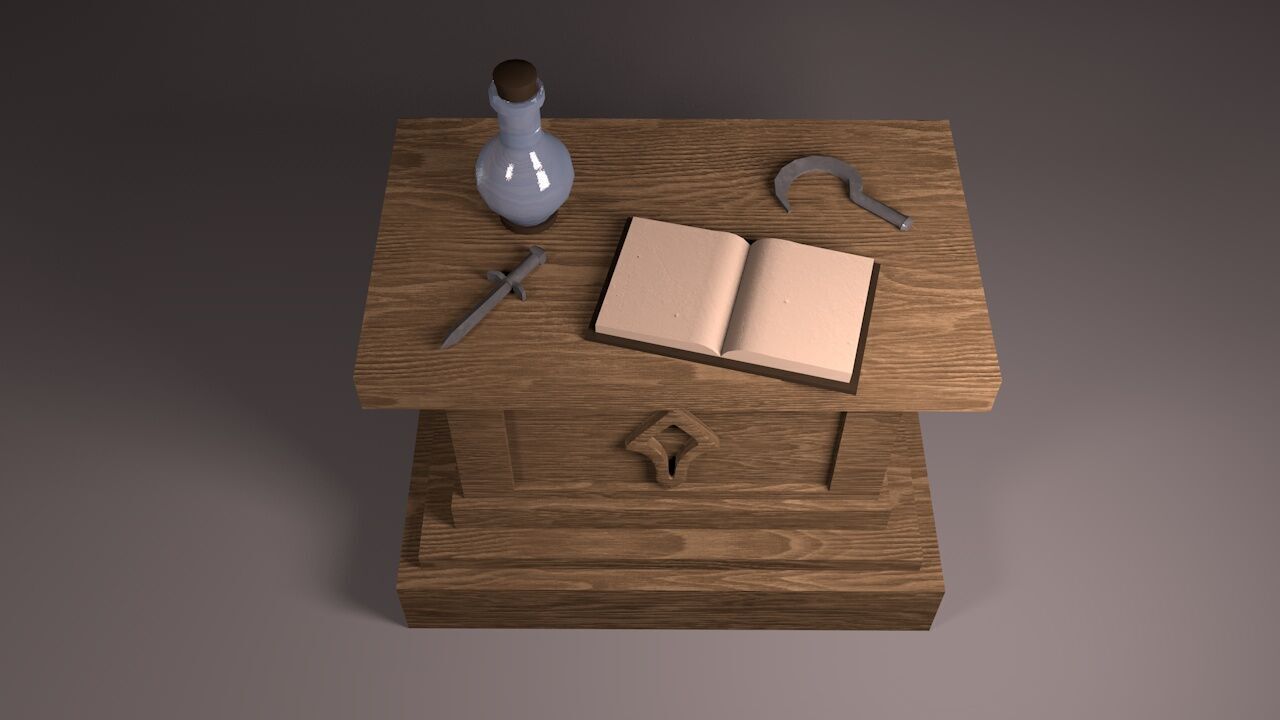 Pedestal magic 3D print model_3