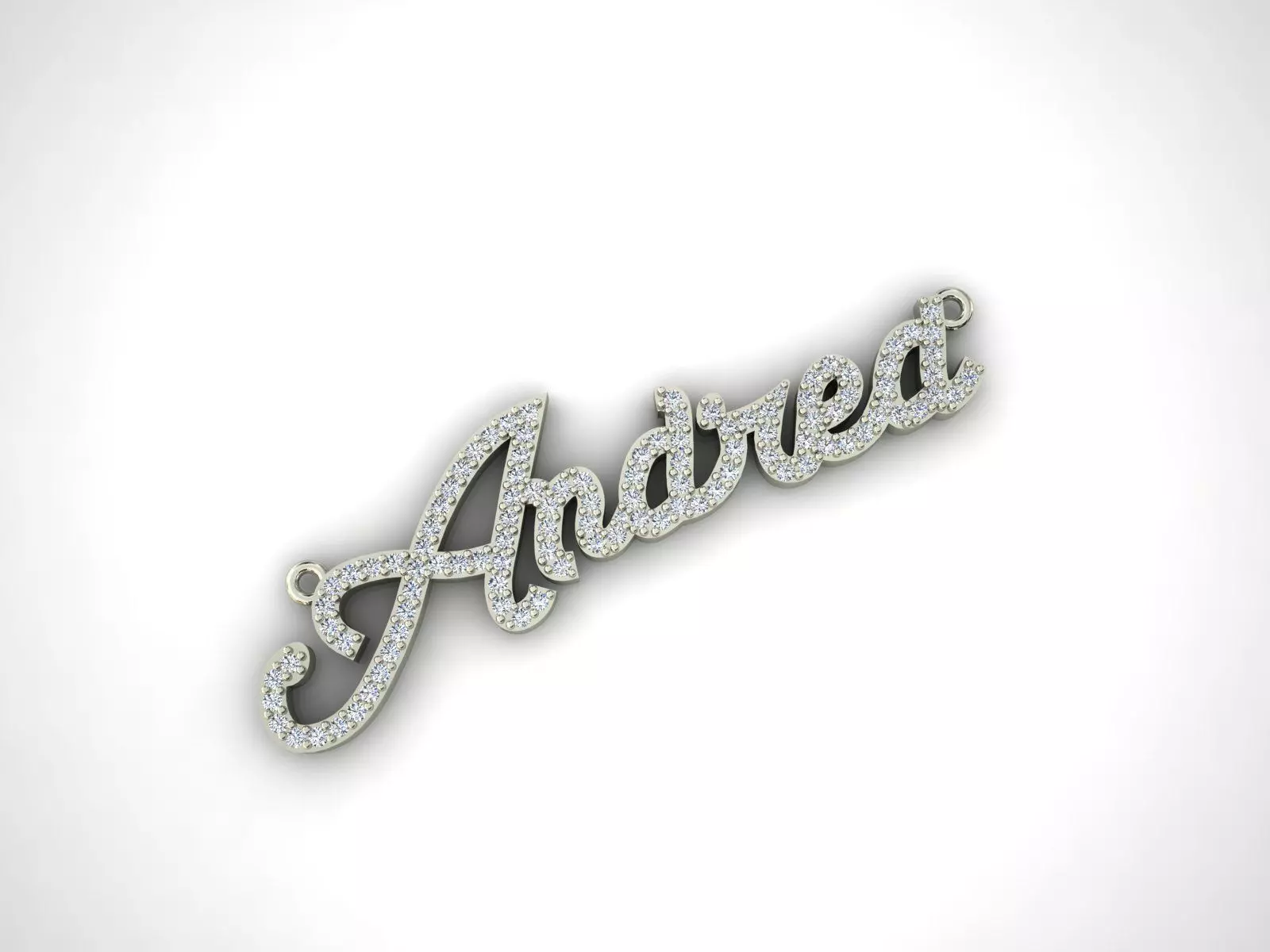 Custom Name Necklace - ANDREA 3D print model
