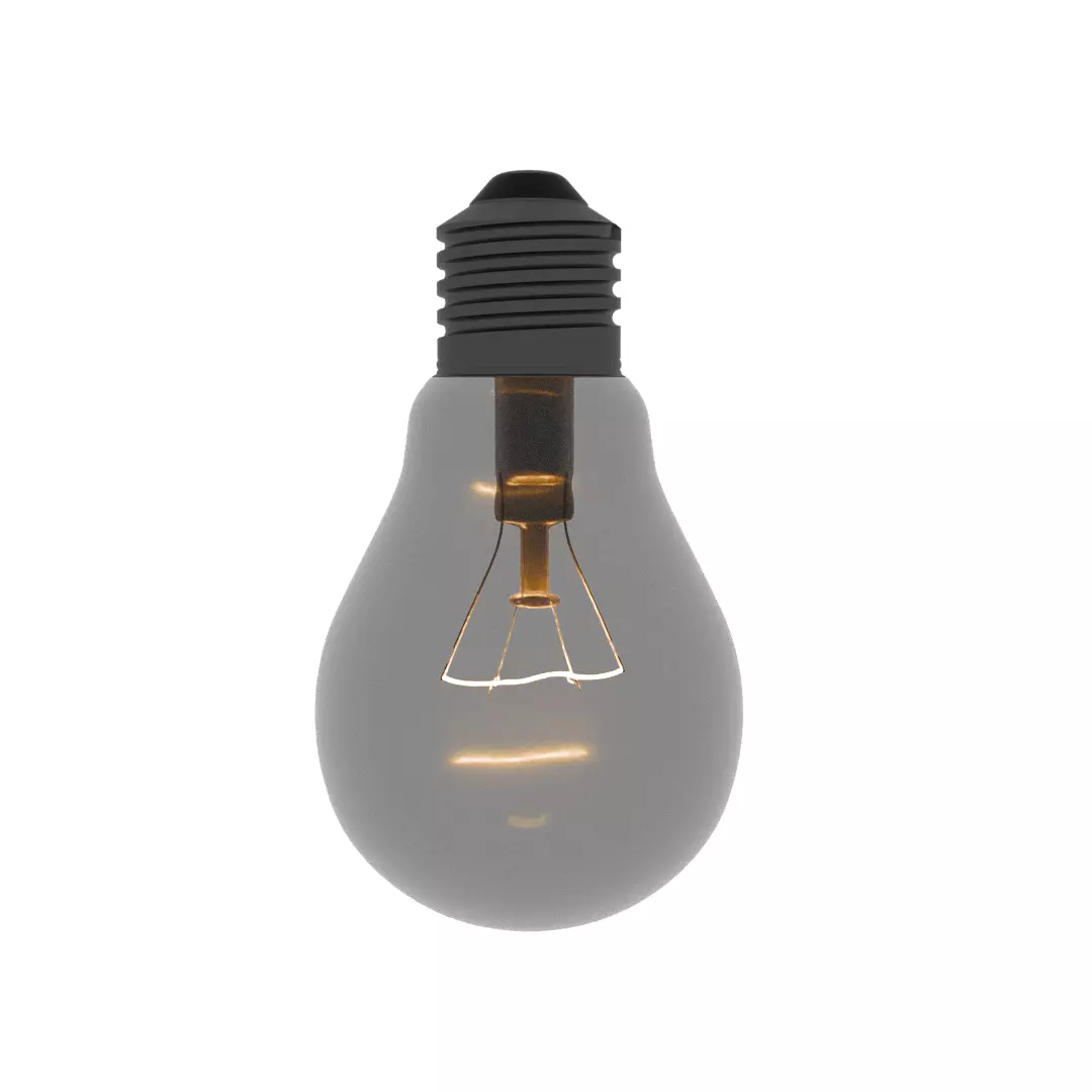 Realistic Bulb Emission Lamp 3D model
