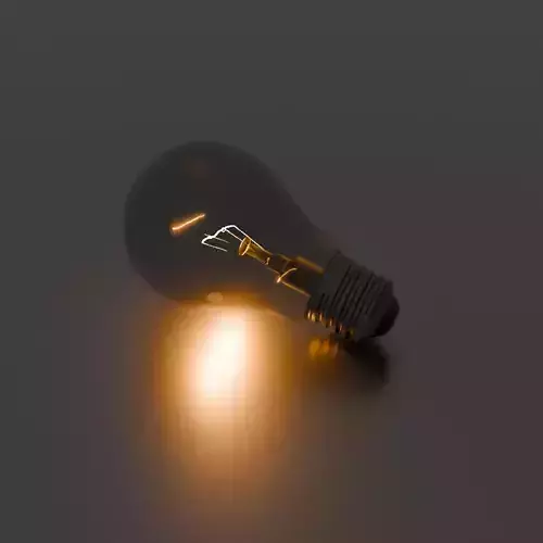 Realistic Bulb   Emission Lamp