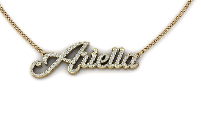 Custom Name - ARIELLA  3D print model