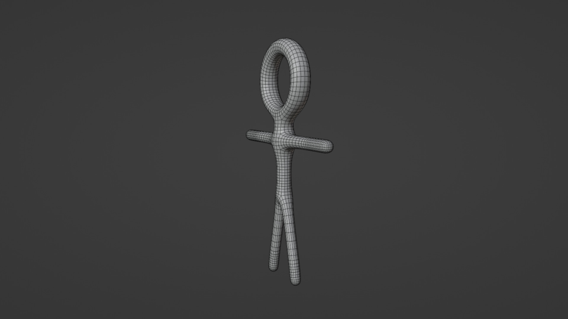 Stick Man Optimized 3D Model Low-poly 3D model_4