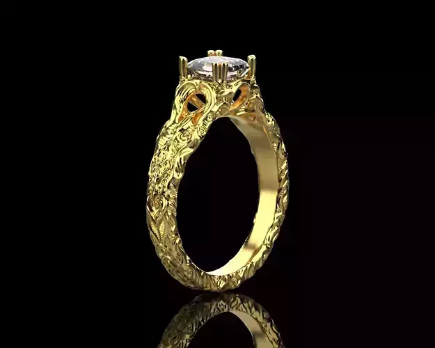 Floral Engagement Ring   190