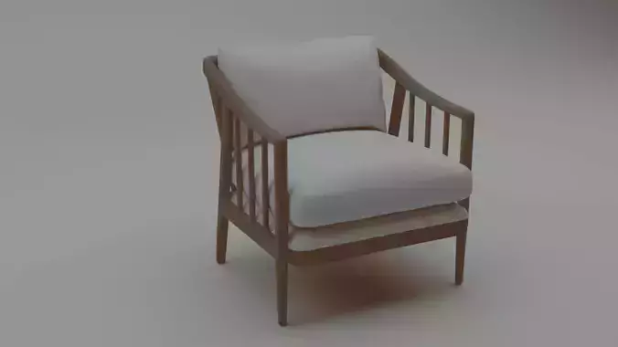 Elegant Sectional Sofa 3D Model