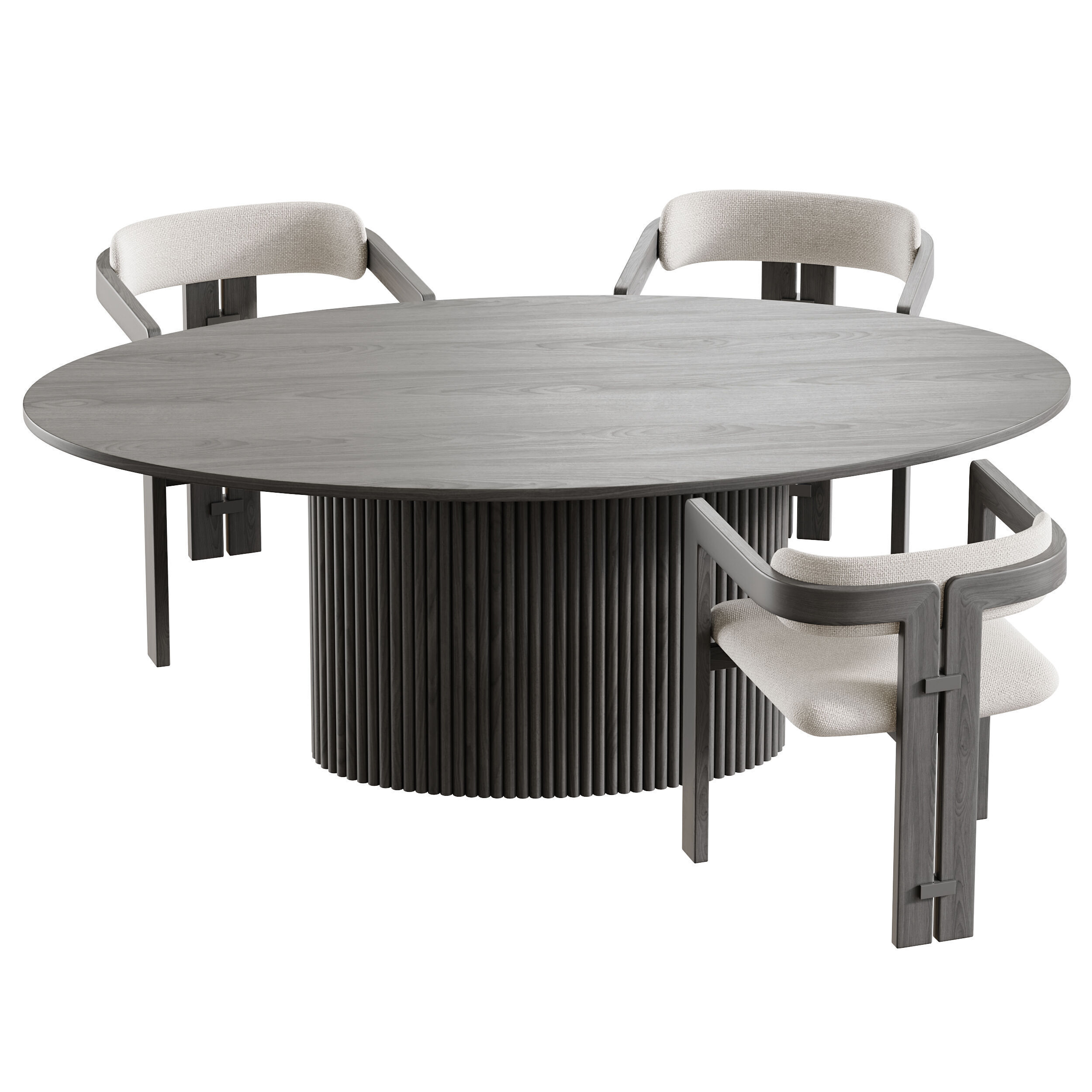Dining table FIVORIANA 3D model_5