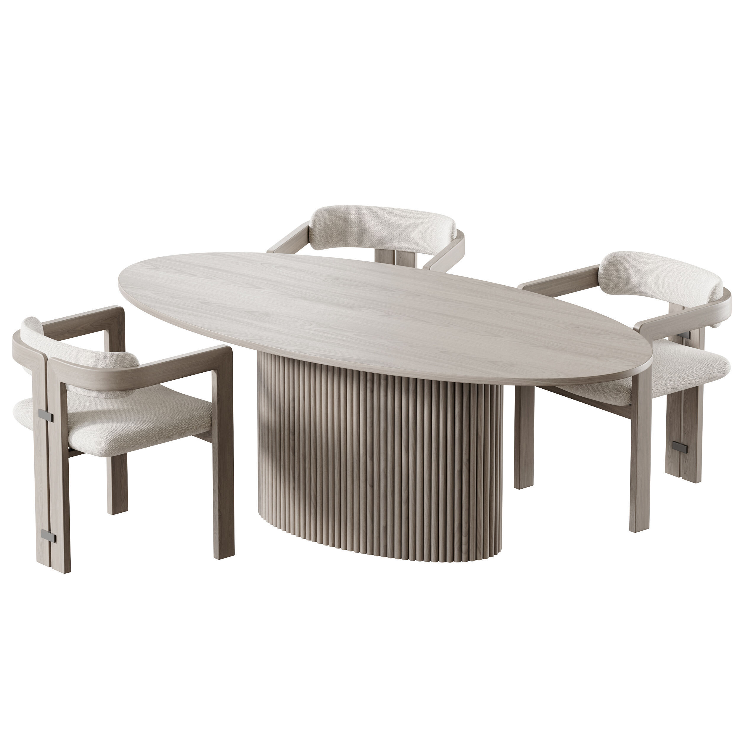 Dining table FIVORIANA 3D model_11