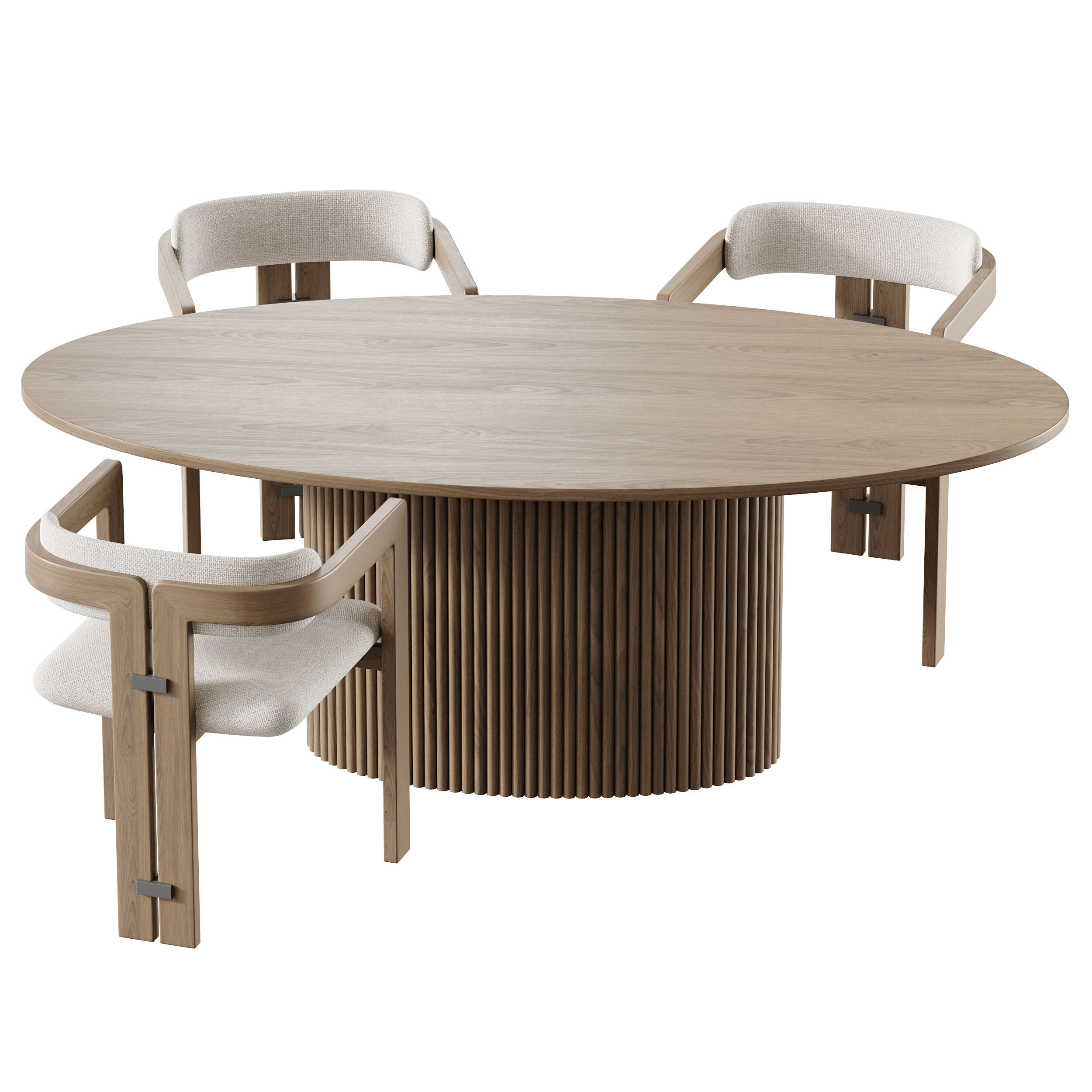 Dining table FIVORIANA 3D model_12